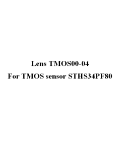 TMOS00-04 for TMOS sensor STHS34PF80(lens only), image 